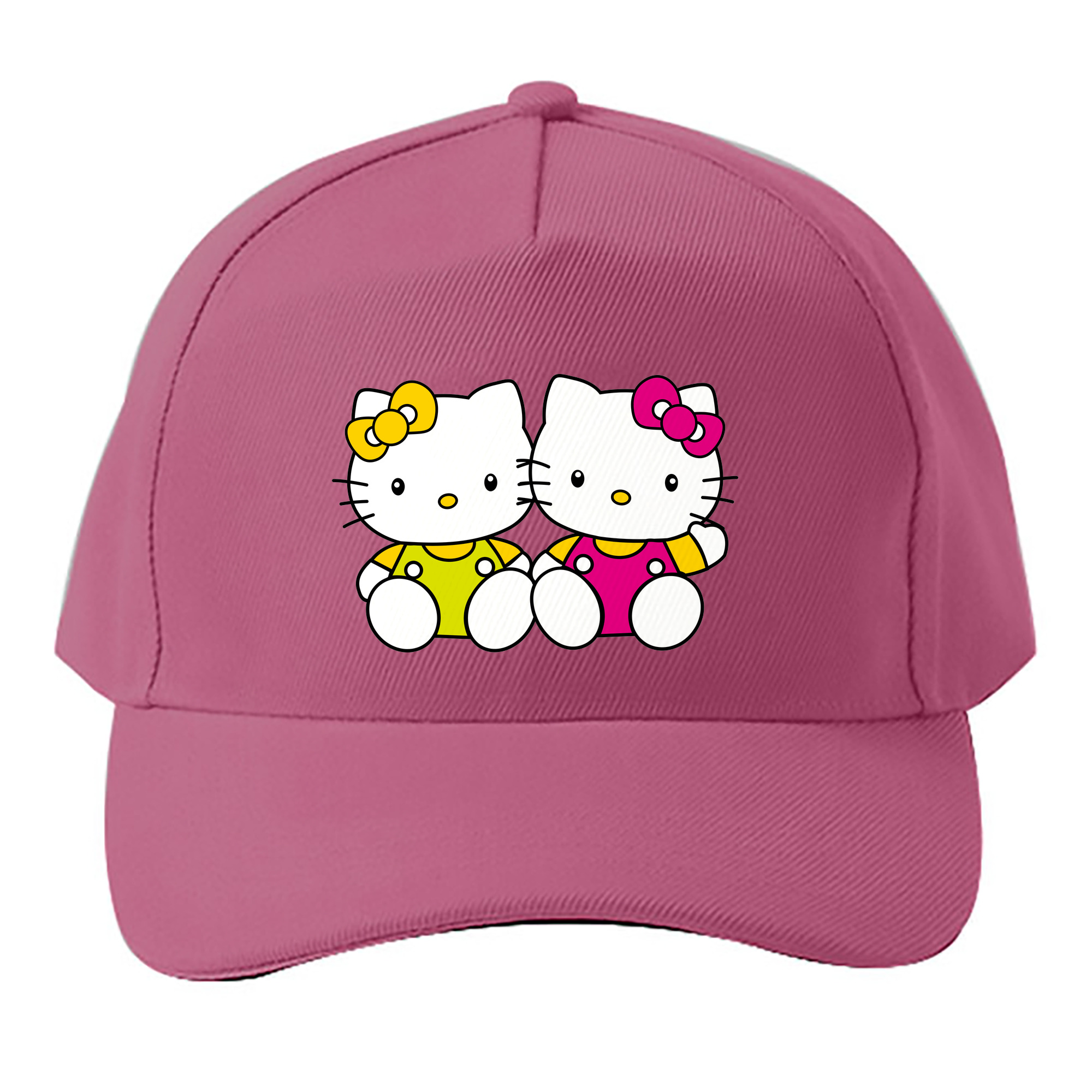 （画像用） Hello Kitty ハローキティ ベースボールキャップ 綿100％ 男女兼用 帽子 スポーツ